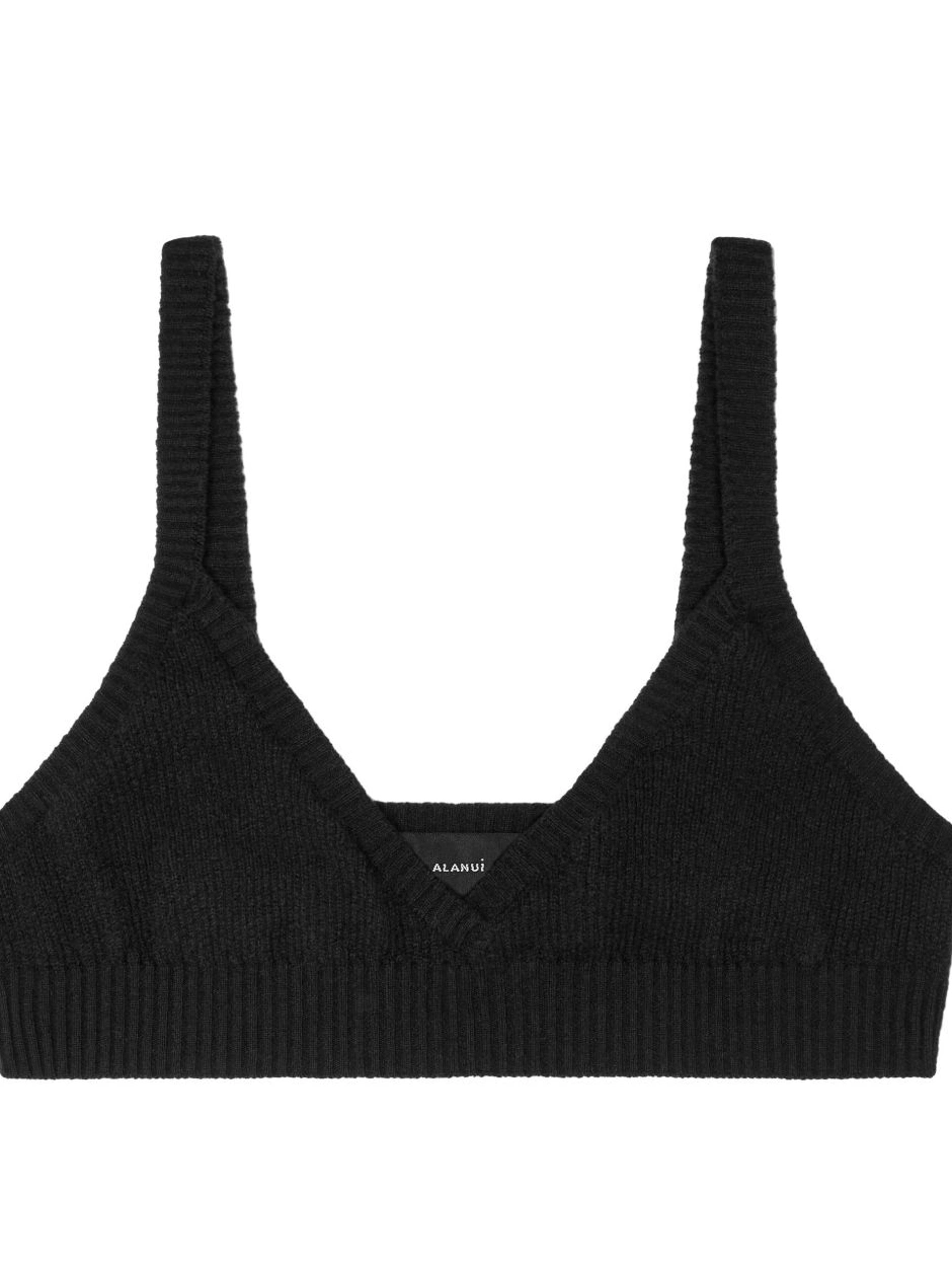Cheap v-neck Alanui Women cashmere bralette 0825